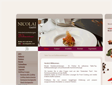 Tablet Screenshot of nicolaigmbh.com